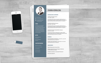 Darmowy, przejrzysty wzór CV do pobrania