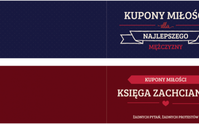 Kupony miłości do druku – dwie uniwersalne okładki