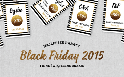 Najlepsze rabaty i promocje z okazji Black Friday 2015
