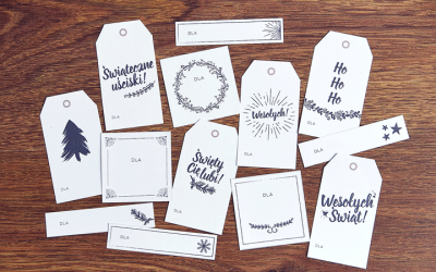 Bileciki (etykiety) prezentowe do pobrania – 2015