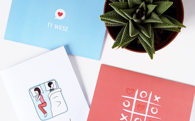 Trzy walentynkowe kartki do wydruku