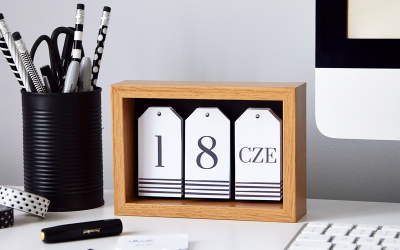 DIY: Zrób sobie kalendarz biurkowy