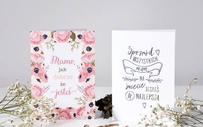 Do wydruku: kartki na Dzień Matki