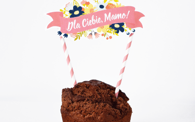 Do wydruku: baner na ciasto dla mamy