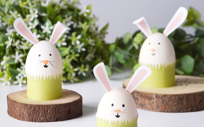 DIY: Wielkanocne zające z jajek